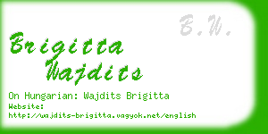 brigitta wajdits business card